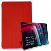 iPad 2 9.7 Kılıf Tablet Smart Kılıf Kırmızı thumbnail 2