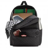 Vans Mn Old Skool Check Backpack Sırt Çantası Siyah thumbnail 4