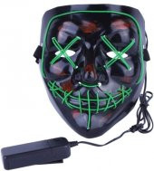 Halloween Maske Neon Yeşil Işıklı thumbnail 2