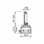 Bosch Xenon White D1S Zenon Ampul 6000K thumbnail 4