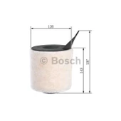 BMW 1.16 E81/E87 Hava Filtresi (2005 - 2011) Bosch thumbnail 4