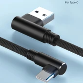 Uzun Type-c Hızlı Usb Şarj Data Kablosu 3 Metre thumbnail 4
