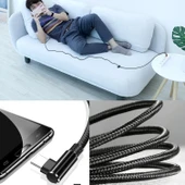 Uzun Type-c Hızlı Usb Şarj Data Kablosu 3 Metre thumbnail 5