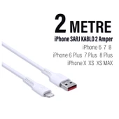 2 Metre iPhone  Şarj Data Kablosu  2 Mt Uzunlukta 2.0A thumbnail 2