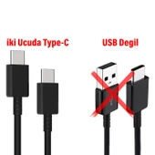 Uzun 2 Metre Type C Şarj Kablosu 200cm USB Type C thumbnail 2