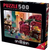 Anatolian 500 Parça Şımarık Kediler Puzzle - Steve Read thumbnail 2