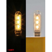 Taşınabilir Mini Flash Usb Led Işık Lamba Gece Lambası thumbnail 5
