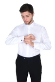 Cengiz İnler Kol Düğmeli Erkek Gömlek thumbnail 6