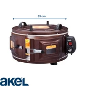 AKEL AF220 TERMOSTATLI GROSS YUVARLAK FIRIN thumbnail 3