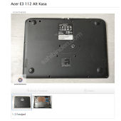 Acer E3 112 Alt Kasa thumbnail 1