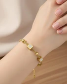 Kalp Detaylı Çelik Bileklik Sns1032599 thumbnail 1