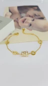 Taşlı Tasarım Çelik Bileklik Sns403385 thumbnail 1