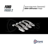 Ford Focus 2 Krom Kapı Kolu 4 Kapı 2004-2010 Paslanmaz Çelik (Sensörlü) thumbnail 5