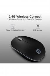 HP S1500BK 2.4ghz 1600dpi Kablosuz Sessiz Mouse Siyah thumbnail 4