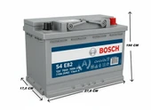 Bosch S4 E82 EFB 12 V 70 Ah 720 CCA Akü thumbnail 2