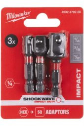 Milwaukee Hex Lokma Adaptör Seti 3 Parça 4932479228 thumbnail 1