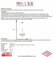 Eray Aydınlatma 901-1 Kr Tekli Led Avize thumbnail 3