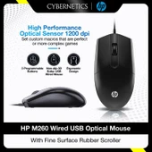 HP M260 1200 Dpi Kablolu Mouse thumbnail 3