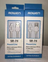 ROWEN SR-74 MİCRO USB TO USB KABLO 1 METRE thumbnail 1