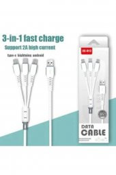 Inter Beyaz Cable Xs-013 Çoklu Sarj Kablosu Data Cable thumbnail 1