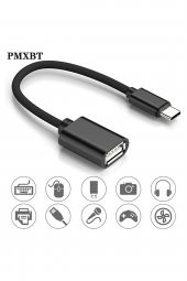 Type-c To Usb Otg Dönüştürücü Mini Aktarım Kablosu thumbnail 3