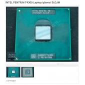 İNTEL PENTİUM T4300 Laptop işlemci SLGJM thumbnail 1