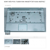 SONY VAİO PCG-7182M VGN-NW2ETF ÜST KASA HEDİYELİ thumbnail 1