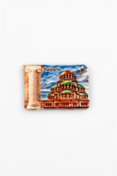 Bulgaristan Sofya Kilise Sütun Magnet thumbnail 3