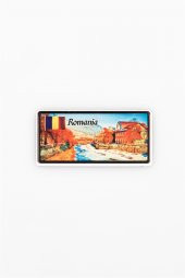 Romanya Temalı Plaka Magnet thumbnail 3