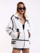 Mtn M2201 Kadın Oversize Tüylü Ceket thumbnail 2