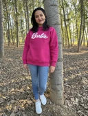 BİSİKLET YAKA BARBİE BASKILI SWEATSHİRT /KAZAK thumbnail 2