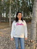 BİSİKLET YAKA BARBİE BASKILI SWEATSHİRT /KAZAK thumbnail 10