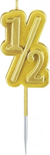 Yarım Yaş Gold Mum 12 cm thumbnail 7