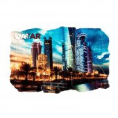 Katar Temalı Fresco Magnet thumbnail 1