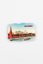 Rusya Kremlin Sarayı Fresco Magnet thumbnail 2