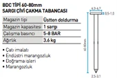 Bea 802 DC Başlı Sargı Çivi Makinası thumbnail 2