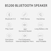 HP BS200 Kablosuz Bluetooth Hoparlör thumbnail 2