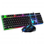 Ally G21b Led Işıklı Oyuncu Klavye Mouse Seti thumbnail 1