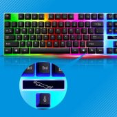 Ally G21b Led Işıklı Oyuncu Klavye Mouse Seti thumbnail 2