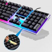 Ally G21b Led Işıklı Oyuncu Klavye Mouse Seti thumbnail 4
