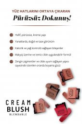 Cream Blush - Krem Allık 50 Brownie thumbnail 6