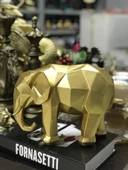 Dekoratif Kübik Fil Biblo Polyester thumbnail 5