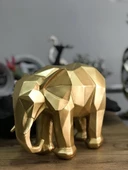 Dekoratif Kübik Fil Biblo Polyester thumbnail 8