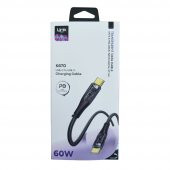 LinkTech K670 Safe Type-C - Type-C 60W 1.3m Örgü Şarj Kablosu thumbnail 7