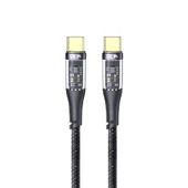 LinkTech K670 Safe Type-C - Type-C 60W 1.3m Örgü Şarj Kablosu thumbnail 1