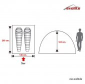 Evolite Trip Mono Dome 2 Kişilik Çadır thumbnail 5
