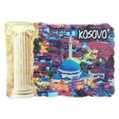 Kosova Temalı Sütun Magnet thumbnail 1