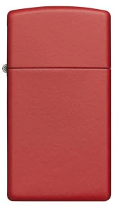 Zippo Slim Red Matte Çakmak thumbnail 2