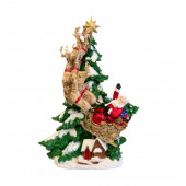 ÇAM AĞACINDA NOEL BABA DEKOR HS661-2 thumbnail 3