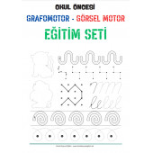 Okul Öncesi Grafomotor  Görsel Motor Eğitim Seti thumbnail 2